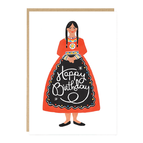Folk Lady Birthday