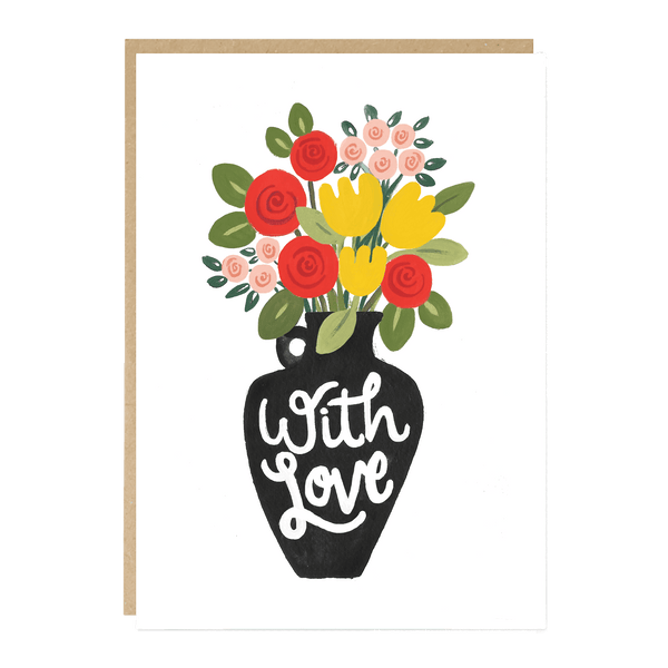 With Love Vase