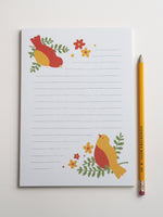 Birds Notepad A5