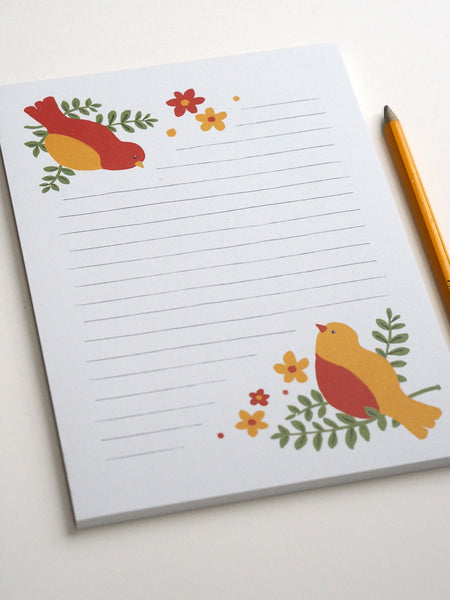 Birds Notepad A5