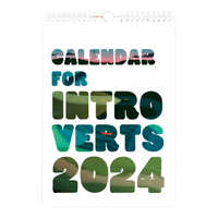 INTROVERTS 2024 Wall Calendar