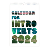INTROVERTS 2024 Wall Calendar