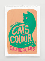 Cats in Colour 2025 Wall Calendar