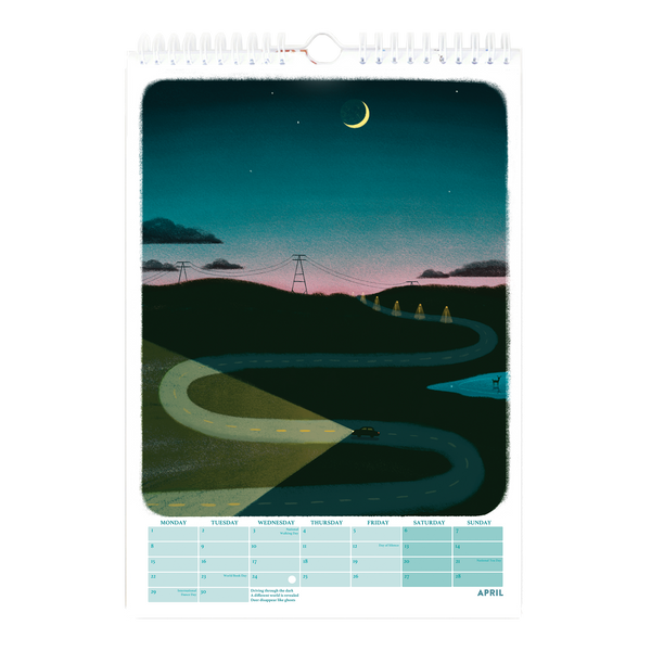 INTROVERTS 2025 Wall Calendar Jade Fisher