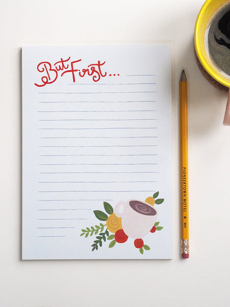 But First...Coffee Notepad A5
