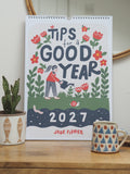 Tips For A Good Year 2027 Wall Calendar