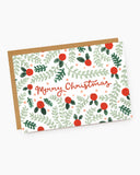 Winter Roses Christmas Card