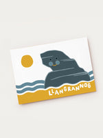Llangrannog Carreg Bica Postcard