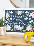 Power To The Peaceful Art Print