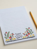 Stop & Smell The Roses Notepad A5