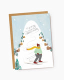 Mountain Skier Christmas