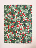 Christmas Botanics Wrapping Paper - 3 Sheets