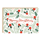 Winter Roses Christmas Card