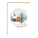 Snowglobe Christmas Cabin