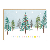 Snowy Christmas Fir Trees